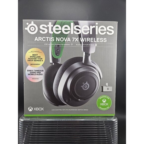New SteelSeries Arctis Nova 7X Wireless Gaming Headset Xbox PC Switch Black - Picture 1 of 5
